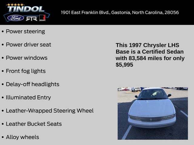 1997 Chrysler LHS Base