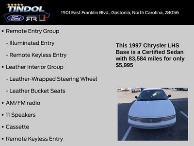 1997 Chrysler LHS Base