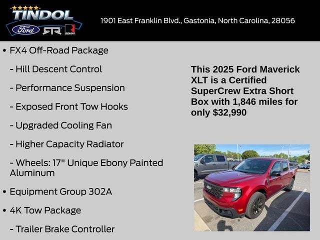 2025 Ford Maverick XLT