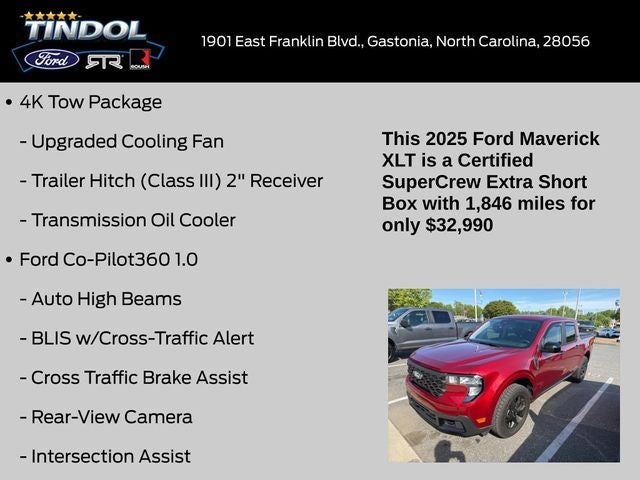 2025 Ford Maverick XLT