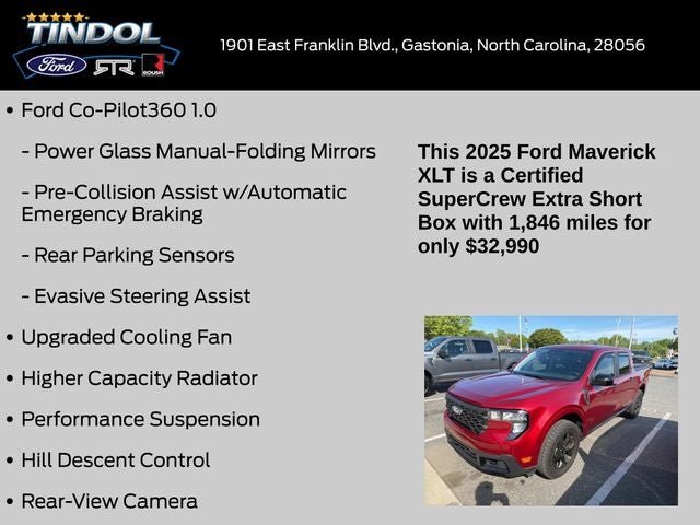 2025 Ford Maverick XLT