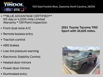 2021 Toyota Tacoma TRD Sport V6