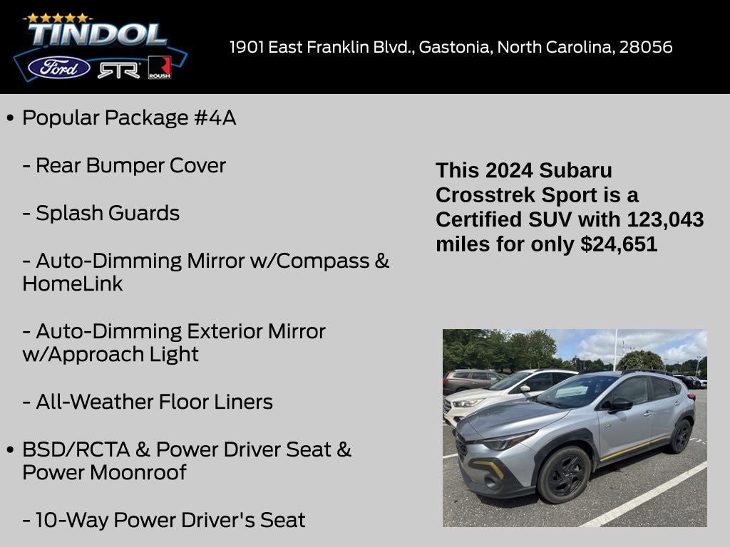 2024 Subaru Crosstrek Sport