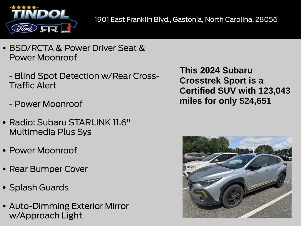 2024 Subaru Crosstrek Sport