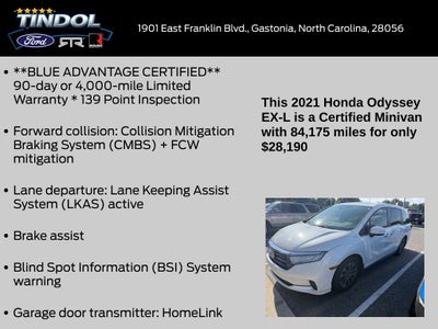 2021 Honda Odyssey EX-L