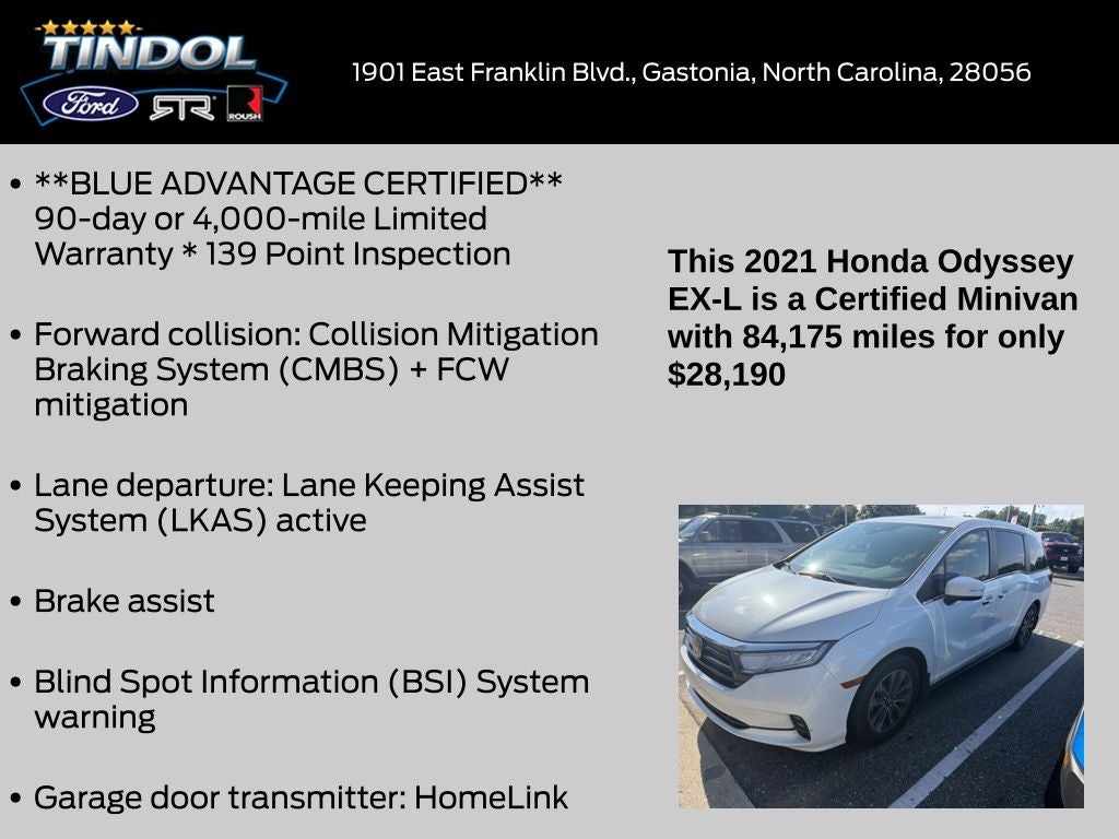 2021 Honda Odyssey EX-L