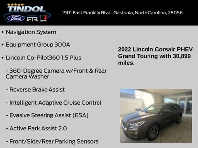 2022 Lincoln Corsair Plug-In Hybrid Grand Touring