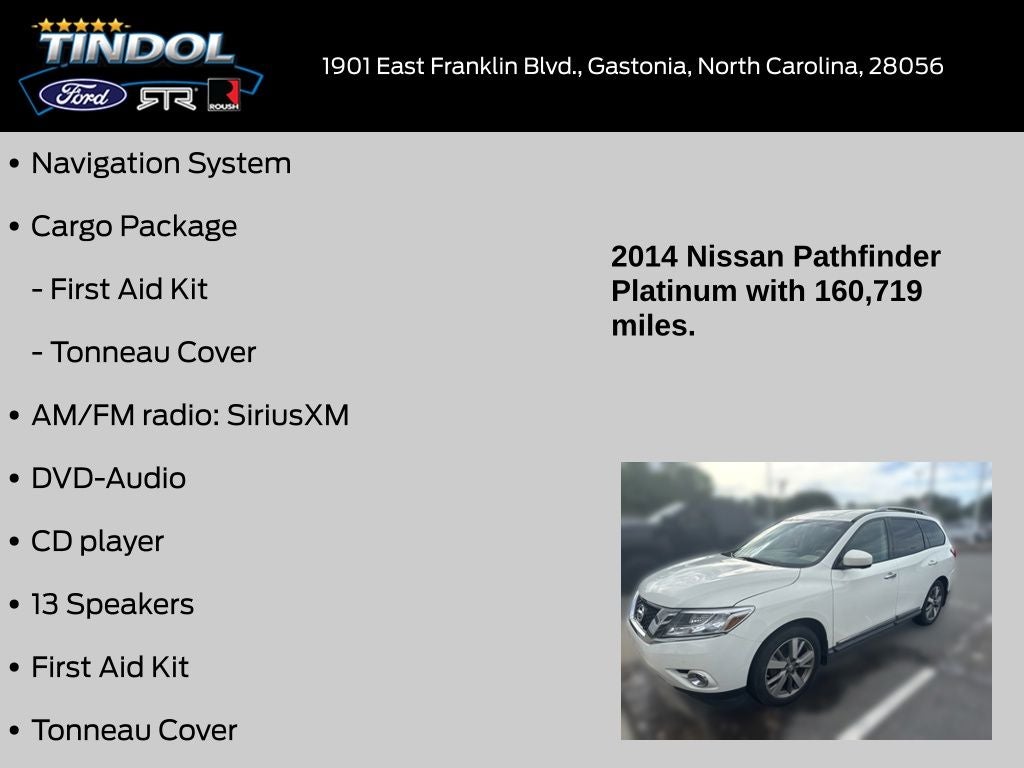2014 Nissan Pathfinder Platinum