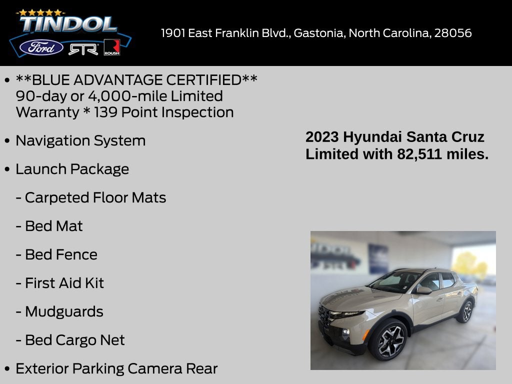 2023 Hyundai Santa Cruz Limited