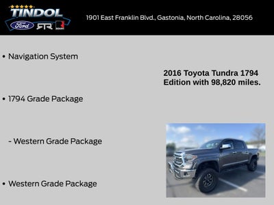 2016 Toyota Tundra 1794