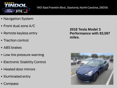 2018 Tesla Model 3 Performance