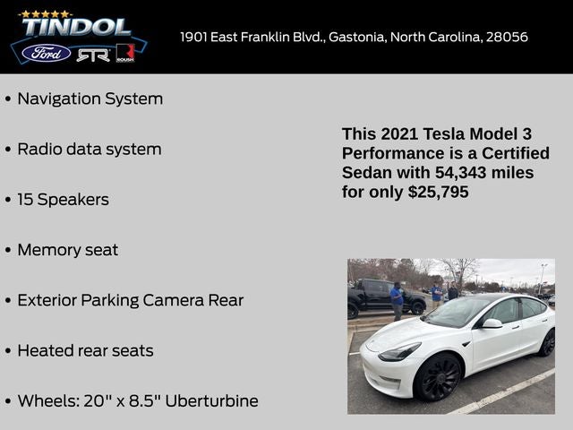 2021 Tesla Model 3 Performance