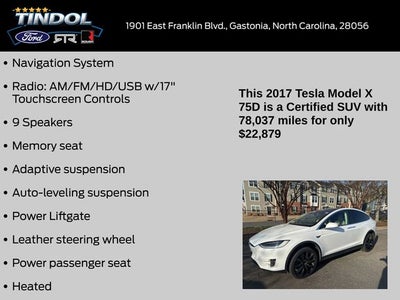 2017 Tesla Model X 75D
