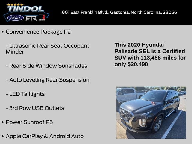 2020 Hyundai Palisade SEL