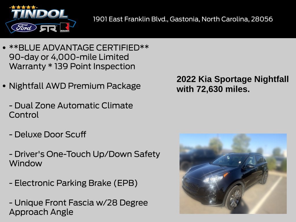 2022 Kia Sportage Nightfall