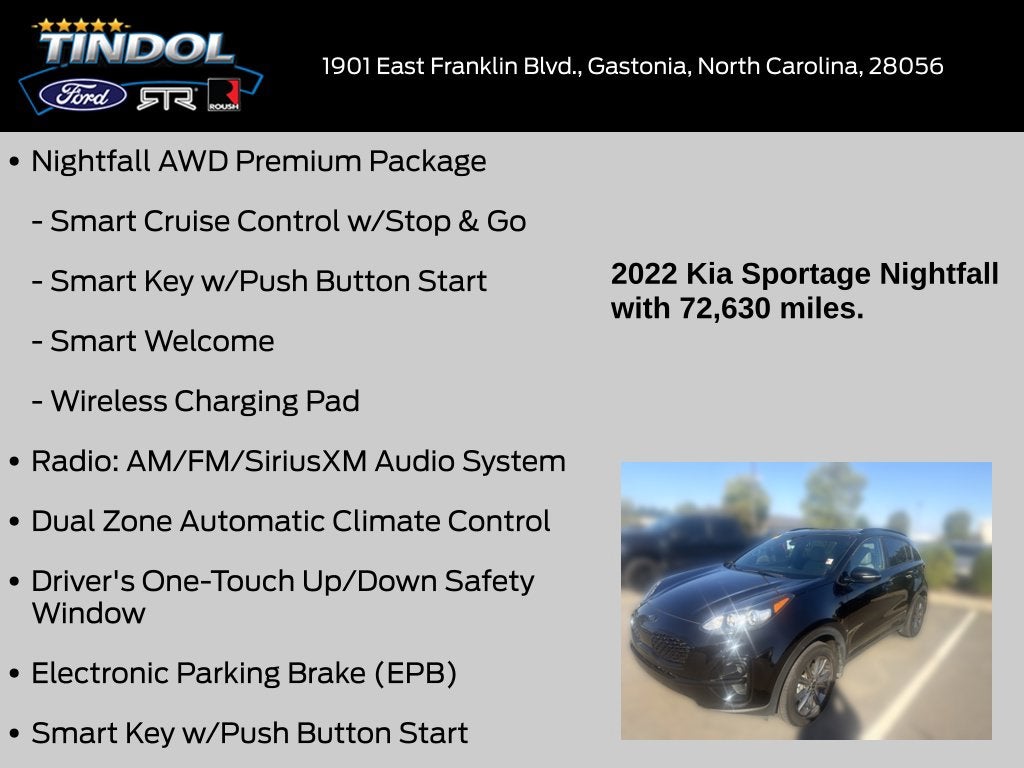 2022 Kia Sportage Nightfall