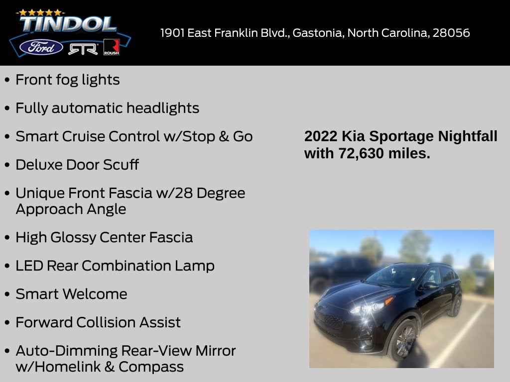 2022 Kia Sportage Nightfall