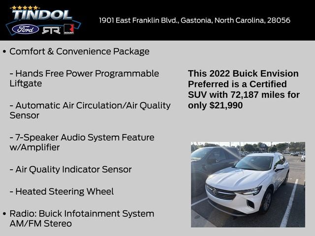 2022 Buick Envision Preferred