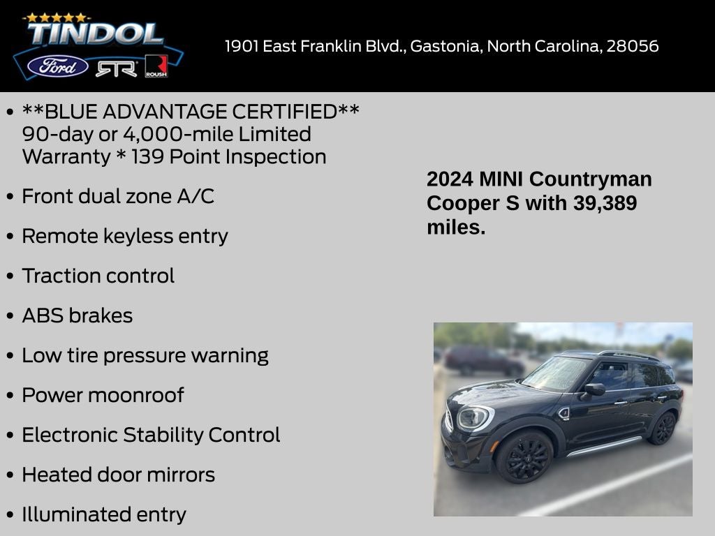 2024 MINI Cooper S Countryman Signature