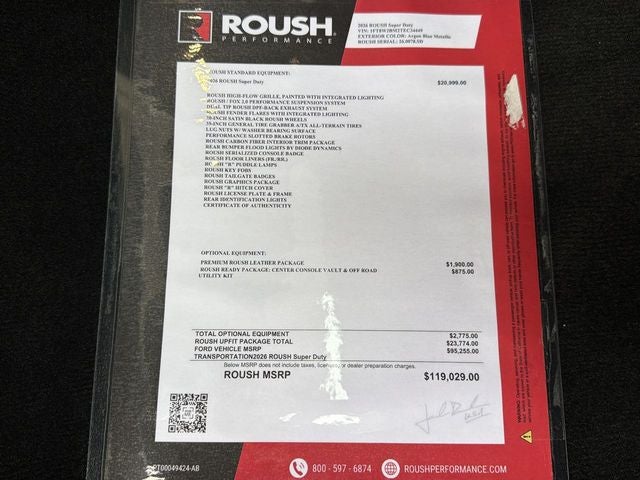 2026 Ford Super Duty ROUSH F-250
