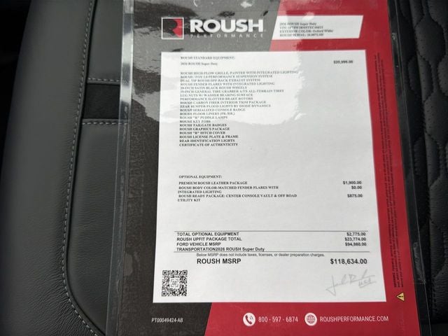 2026 Ford Super Duty ROUSH F-250