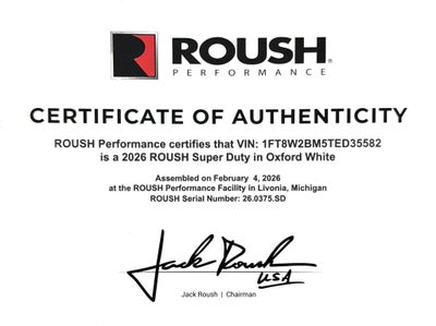 2026 Ford Super Duty ROUSH F-250 CORPORATE DEMO