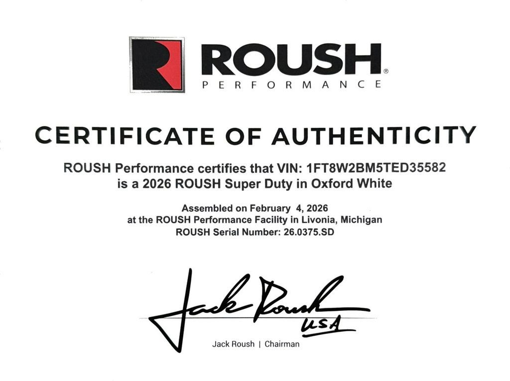 2026 Ford Super Duty ROUSH F-250 CORPORATE DEMO