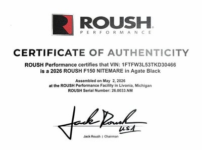 2026 Ford F-150 ROUSH F-150 NITEMARE SC SUPERCHARGED