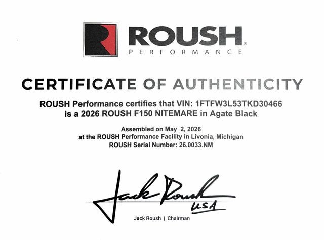 2026 Ford F-150 ROUSH F-150 NITEMARE SC SUPERCHARGED