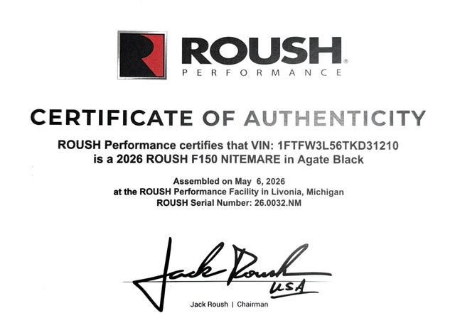 2026 Ford F-150 ROUSH F-150 NITEMARE