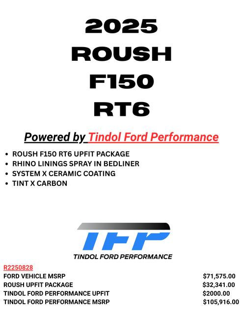 2025 Ford F-150 ROUSH F-150 RT6