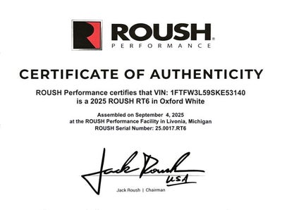 2025 Ford F-150 ROUSH F-150 RT6