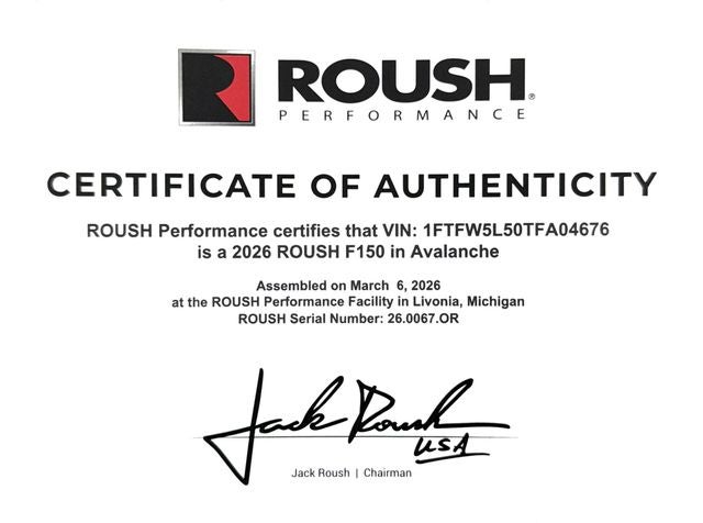 2026 Ford F-150 ROUSH F-150