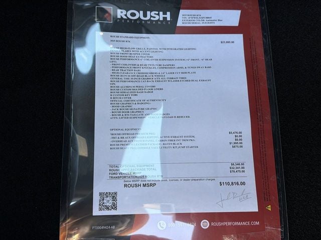 2025 Ford F-150 ROUSH F-150 RT6