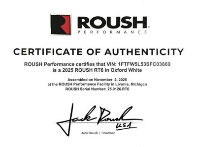 2025 Ford F-150 ROUSH F-150 RT6