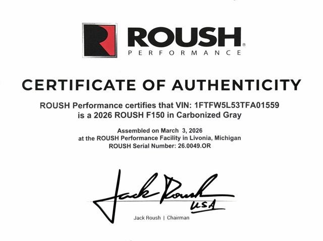 2026 Ford F-150 ROUSH F-150 CORPORATE DEMO
