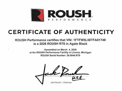 2026 Ford F-150 ROUSH F-150 RT6