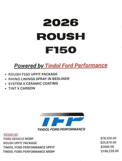 2026 Ford F-150 ROUSH F-150