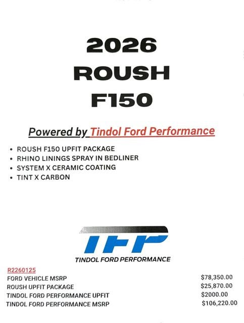 2026 Ford F-150 ROUSH F-150