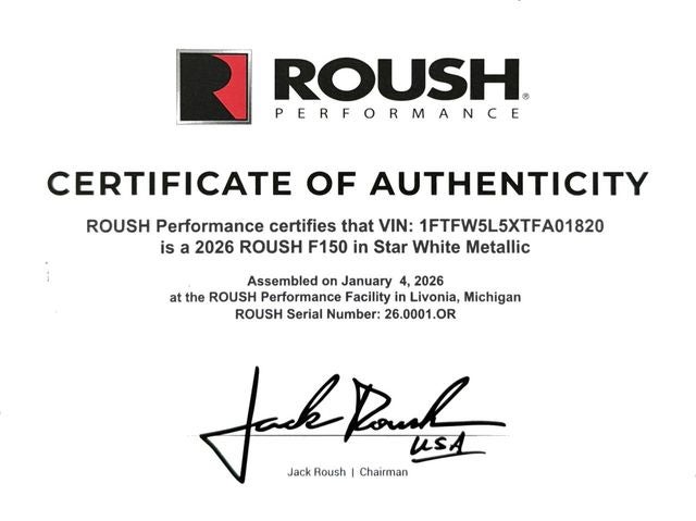 2026 Ford F-150 ROUSH F-150