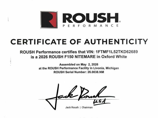 2026 Ford F-150 ROUSH F-150 NITEMARE SC SUPERCHARGED