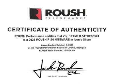 2026 Ford F-150 ROUSH F-150 NITEMARE