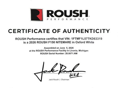 2026 Ford F-150 ROUSH F-150 NITEMARE
