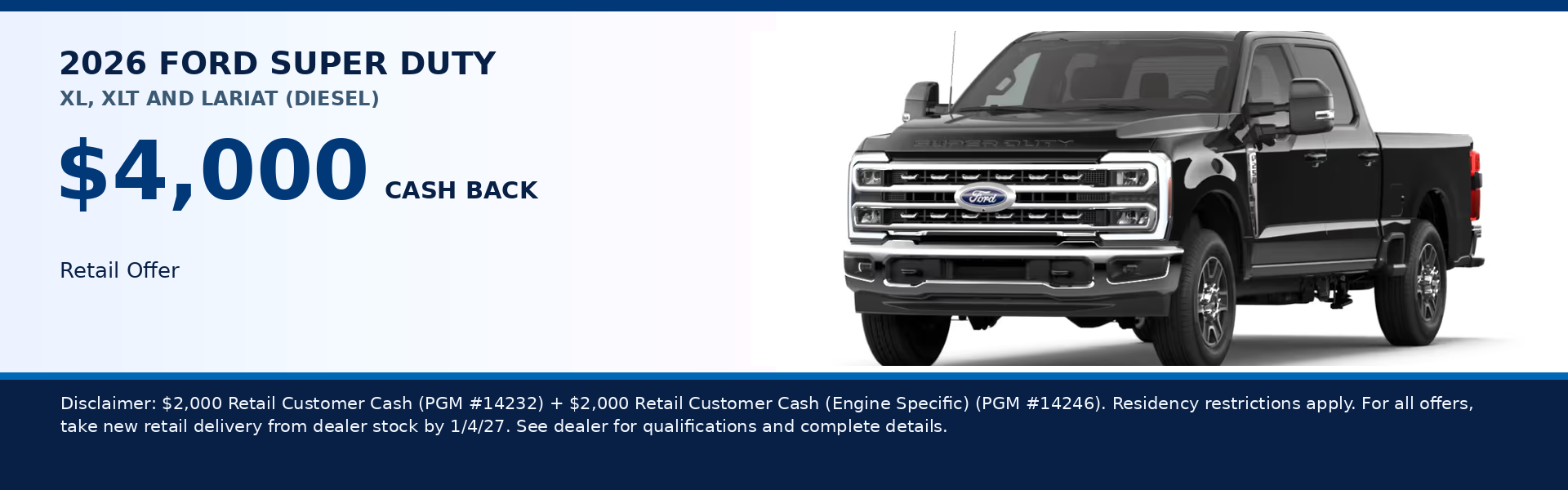 Tindol Ford Super Duty Offer