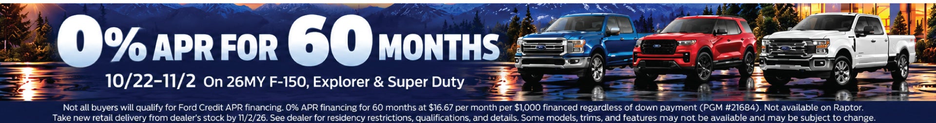 New Ford Offer