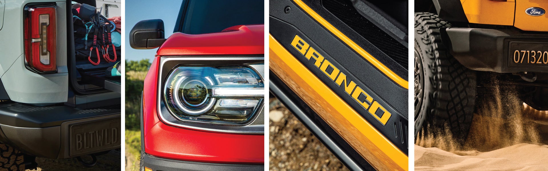 Ford Bronco Family 3 SUV Lineup