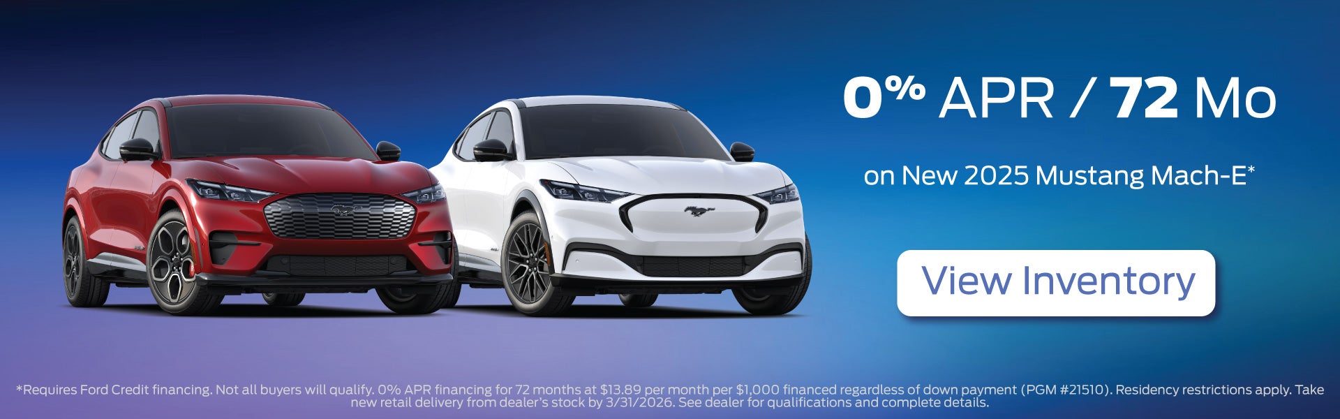 Mustang Mach-E Offer