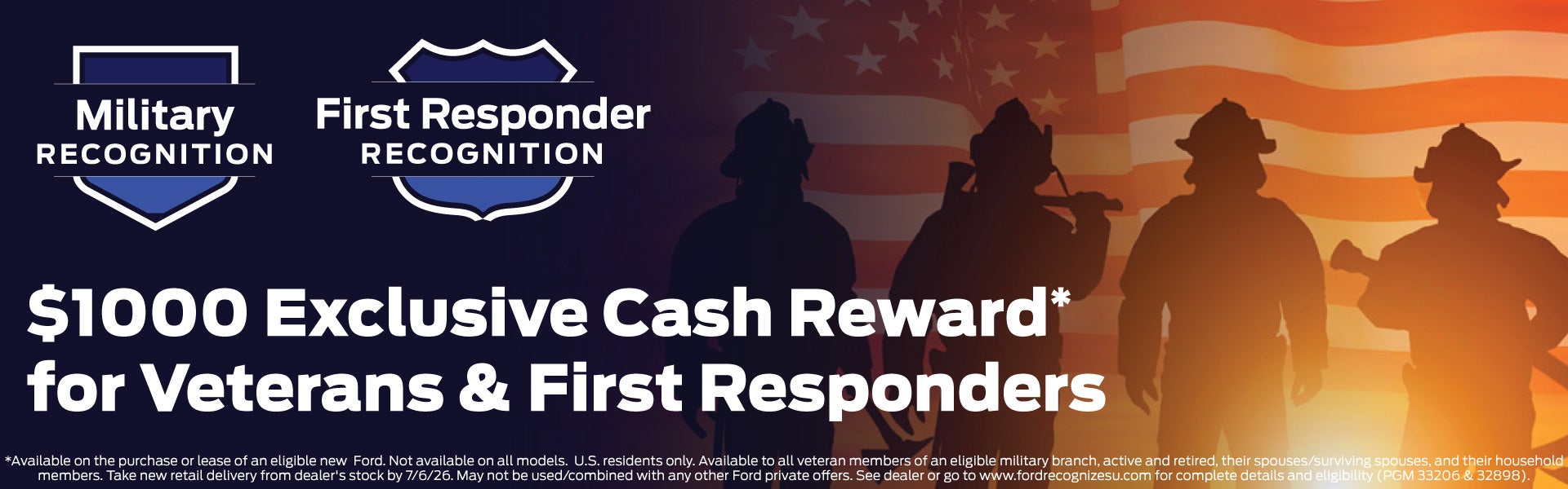Military and First Responder Appreciation Offer