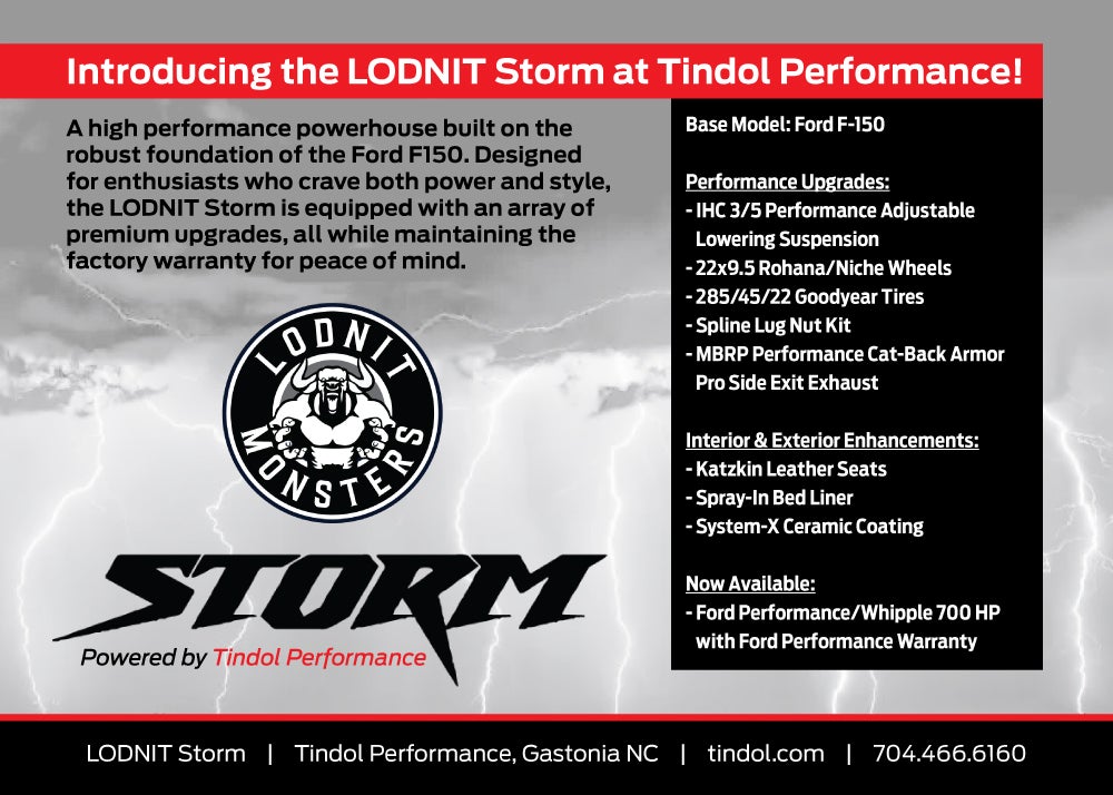 LODNIT Monster Storm Custom Regular Cab F150 Truck