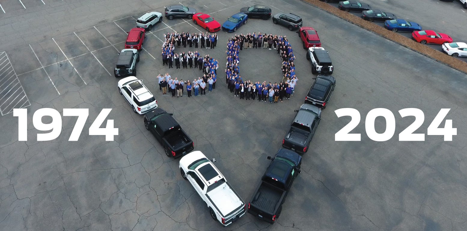 Celebrating 50 Years as Gastonia's Ford Dealership